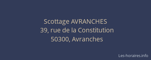 Scottage AVRANCHES