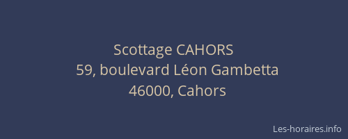 Scottage CAHORS