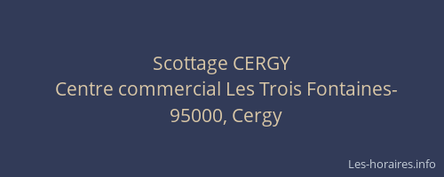 Scottage CERGY