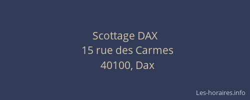 Scottage DAX