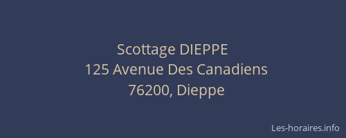 Scottage DIEPPE
