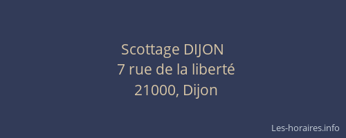 Scottage DIJON