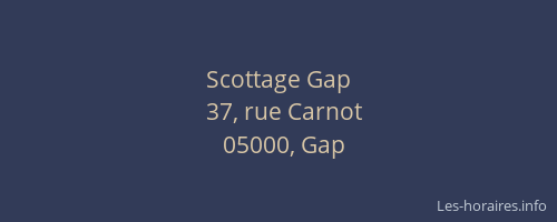 Scottage Gap