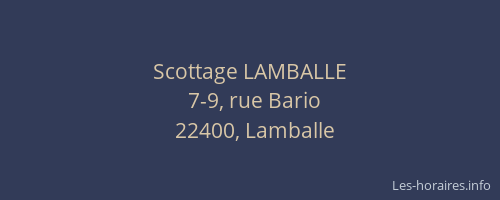 Scottage LAMBALLE