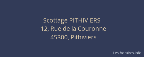 Scottage PITHIVIERS