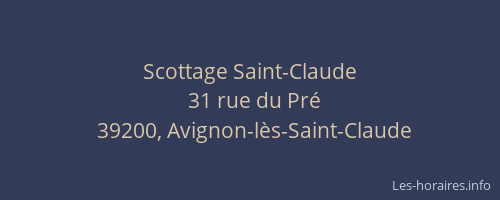 Scottage Saint-Claude