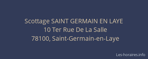 Scottage SAINT GERMAIN EN LAYE