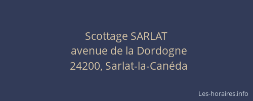 Scottage SARLAT