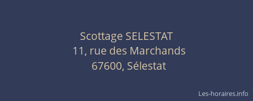 Scottage SELESTAT