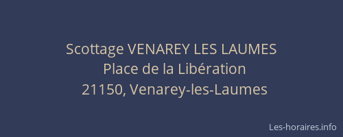 Scottage VENAREY LES LAUMES