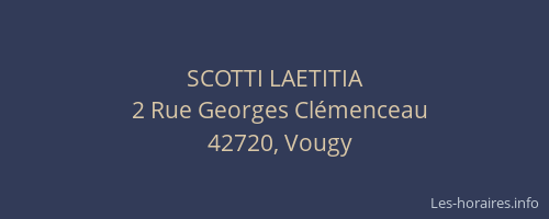 SCOTTI LAETITIA