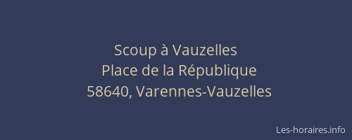 Scoup &agrave; Vauzelles