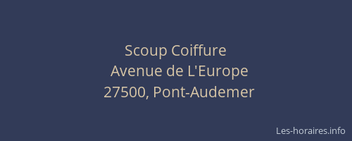 Scoup Coiffure