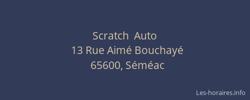 Scratch  Auto