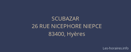 SCUBAZAR
