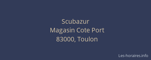 Scubazur