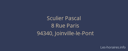 Sculier Pascal