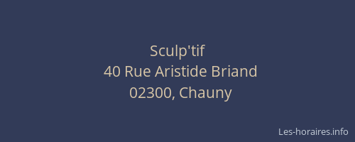 Sculp'tif