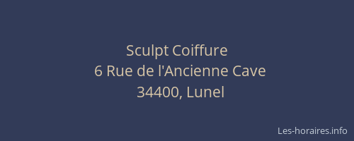 Sculpt Coiffure