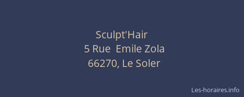 Sculpt'Hair