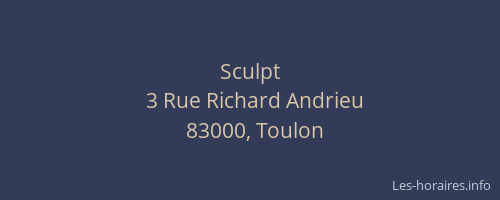 Sculpt