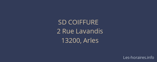 SD COIFFURE