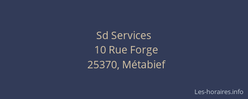Sd Services