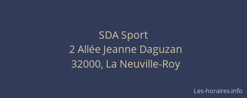 SDA Sport
