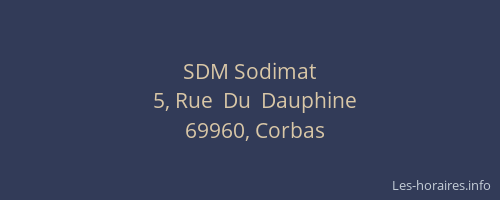 SDM Sodimat