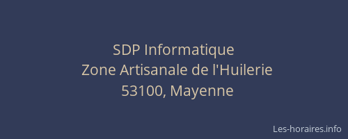 SDP Informatique