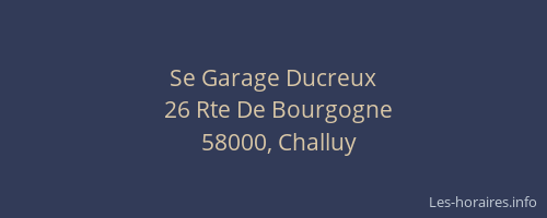 Se Garage Ducreux