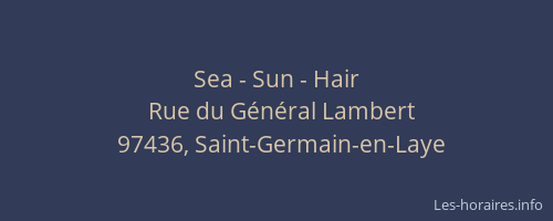 Sea - Sun - Hair