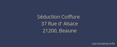 Séduction Coiffure