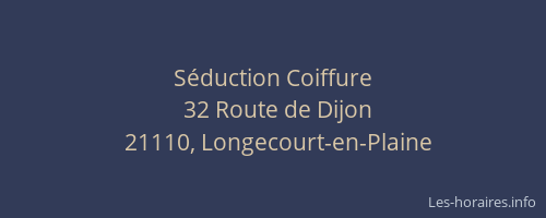 S&eacute;duction Coiffure