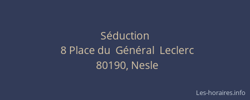 S&eacute;duction