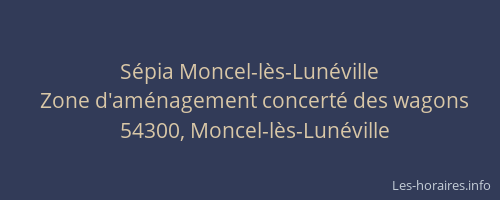 Sépia Moncel-lès-Lunéville
