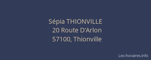 S&eacute;pia THIONVILLE