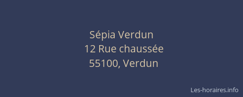 Sépia Verdun