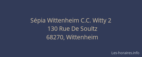 Sépia Wittenheim C.C. Witty 2
