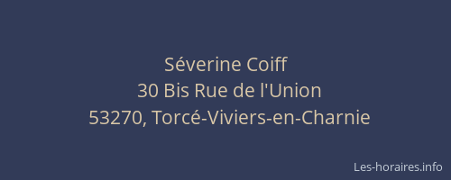 S&eacute;verine Coiff