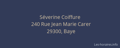 S&eacute;verine Coiffure