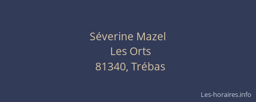 Séverine Mazel