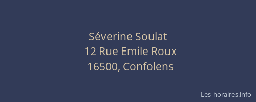 S&eacute;verine Soulat