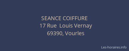 SEANCE COIFFURE