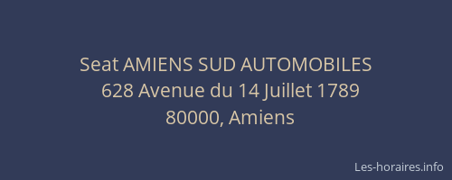 Seat AMIENS SUD AUTOMOBILES