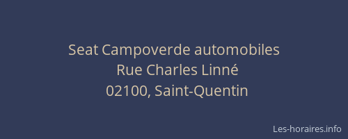 Seat Campoverde automobiles