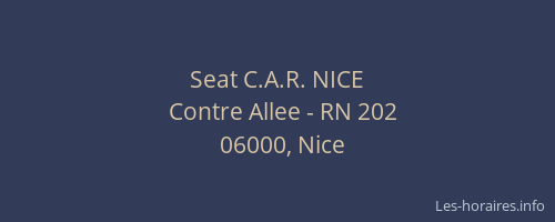 Seat C.A.R. NICE