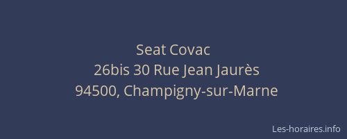 Seat Covac