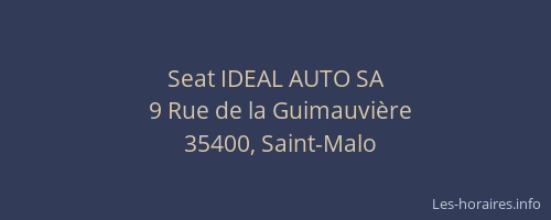 Seat IDEAL AUTO SA