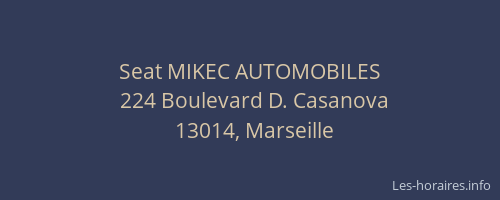 Seat MIKEC AUTOMOBILES
